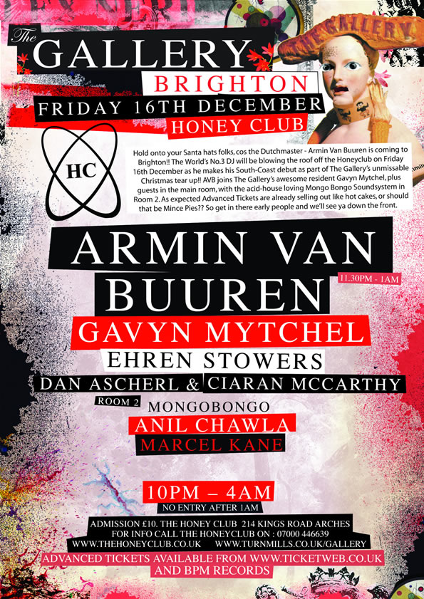 The Gallery · Brighton flyer