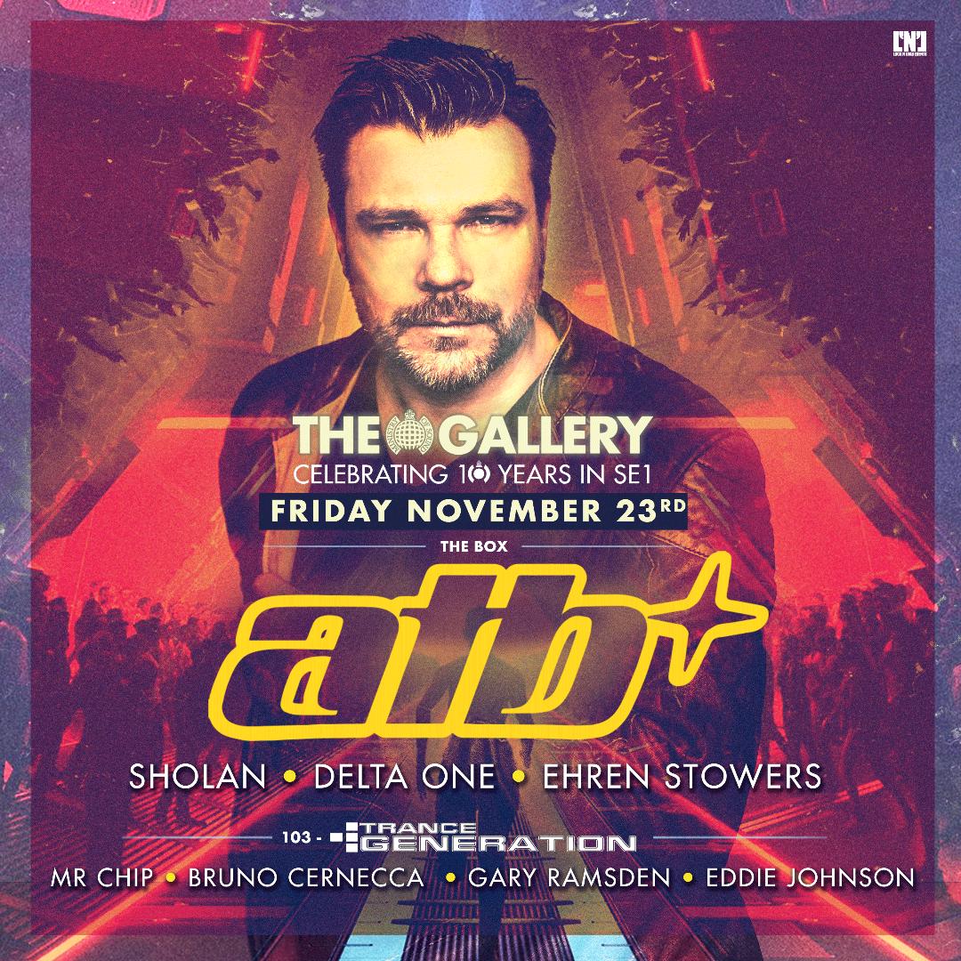 The Gallery · Ministry of Sound · 2018 flyer
