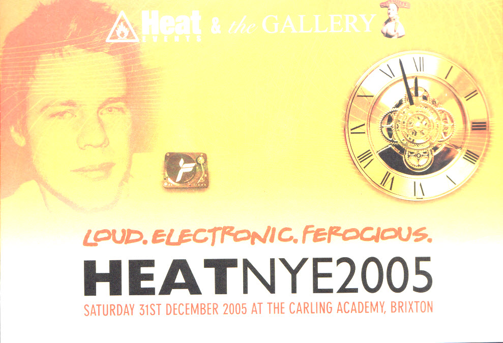 Heat NYE 2005/06 · Ferry Corsten flyer